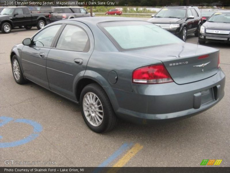Magnesium Pearl / Dark Slate Gray 2006 Chrysler Sebring Sedan