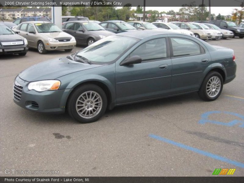 Magnesium Pearl / Dark Slate Gray 2006 Chrysler Sebring Sedan