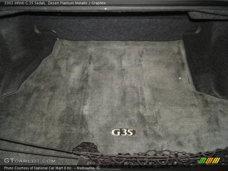 Desert Platinum Metallic / Graphite 2003 Infiniti G 35 Sedan