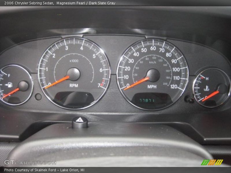 Magnesium Pearl / Dark Slate Gray 2006 Chrysler Sebring Sedan