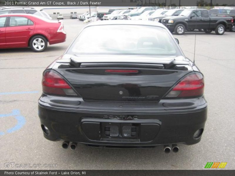 Black / Dark Pewter 2001 Pontiac Grand Am GT Coupe