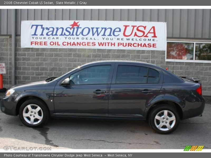 Slate Metallic / Gray 2008 Chevrolet Cobalt LS Sedan