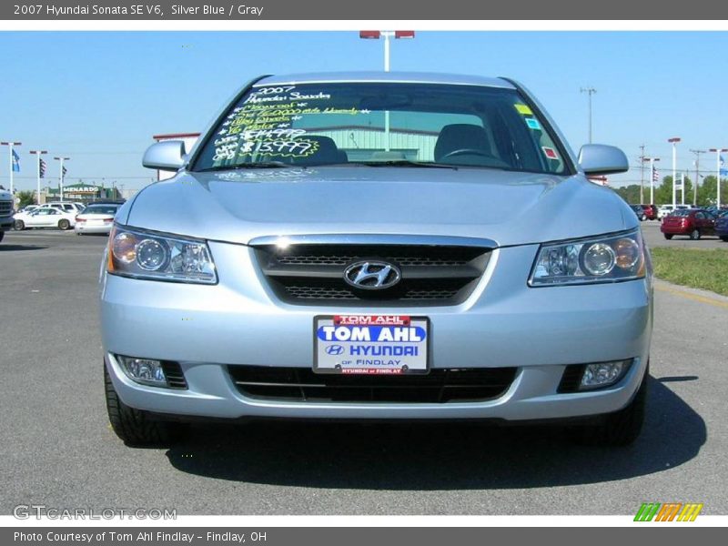 Silver Blue / Gray 2007 Hyundai Sonata SE V6