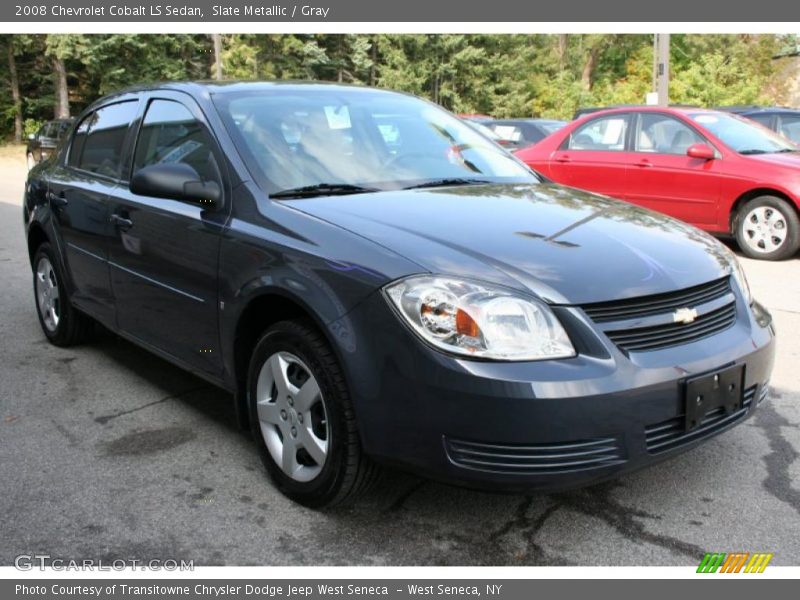 Slate Metallic / Gray 2008 Chevrolet Cobalt LS Sedan