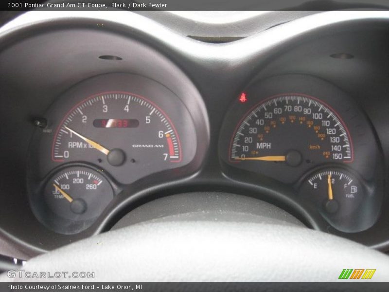 Black / Dark Pewter 2001 Pontiac Grand Am GT Coupe