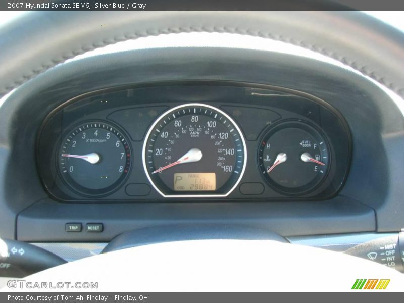 Silver Blue / Gray 2007 Hyundai Sonata SE V6