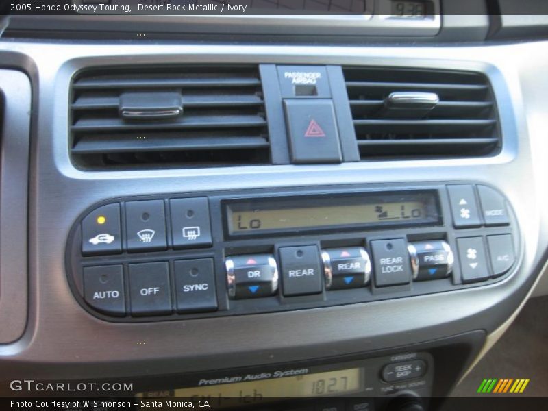 Desert Rock Metallic / Ivory 2005 Honda Odyssey Touring