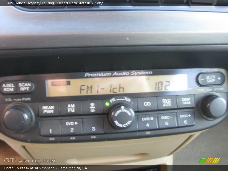 Desert Rock Metallic / Ivory 2005 Honda Odyssey Touring