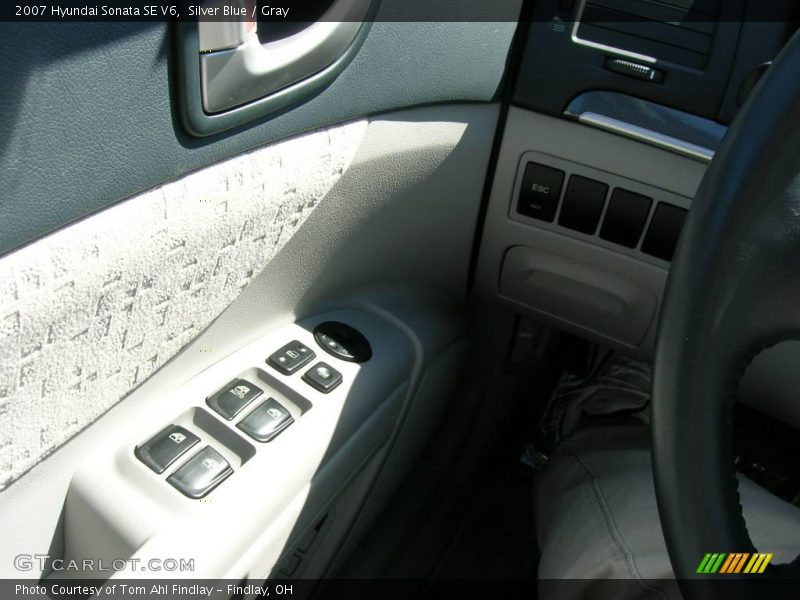 Silver Blue / Gray 2007 Hyundai Sonata SE V6