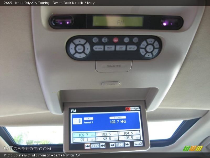 Desert Rock Metallic / Ivory 2005 Honda Odyssey Touring
