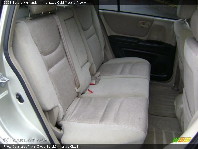 Vintage Gold Metallic / Ivory 2003 Toyota Highlander I4