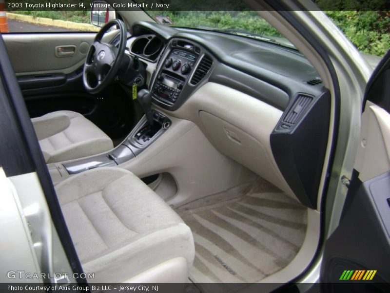 Vintage Gold Metallic / Ivory 2003 Toyota Highlander I4