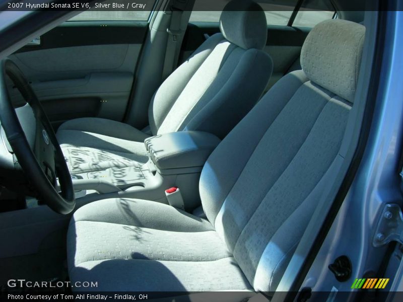Silver Blue / Gray 2007 Hyundai Sonata SE V6