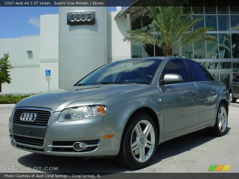 Quartz Gray Metallic / Ebony 2007 Audi A4 2.0T Sedan
