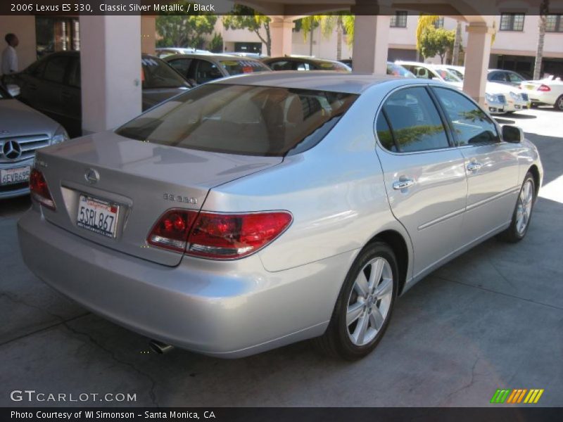 Classic Silver Metallic / Black 2006 Lexus ES 330