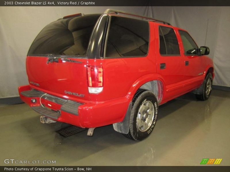 Victory Red / Graphite 2003 Chevrolet Blazer LS 4x4