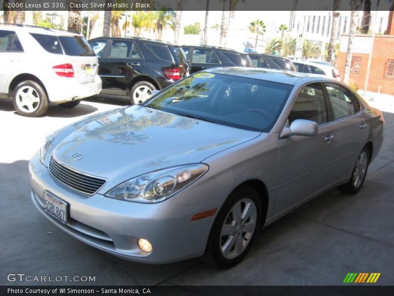 Classic Silver Metallic / Black 2006 Lexus ES 330