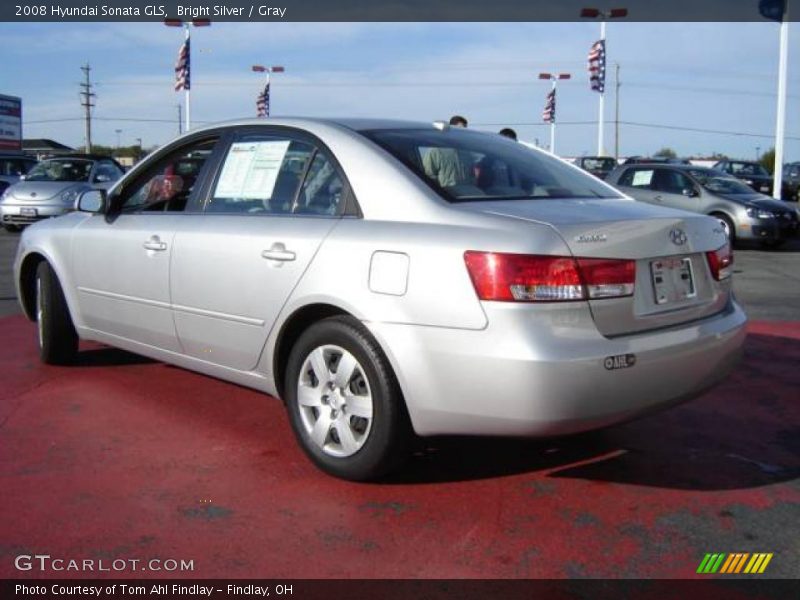 Bright Silver / Gray 2008 Hyundai Sonata GLS