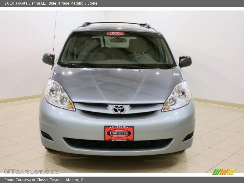 Blue Mirage Metallic / Stone 2010 Toyota Sienna LE