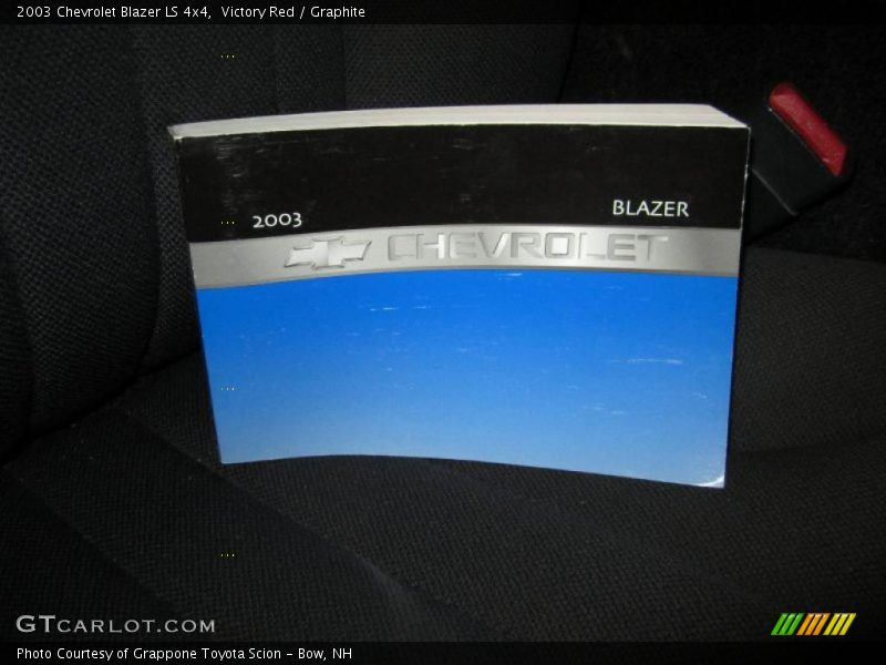 Victory Red / Graphite 2003 Chevrolet Blazer LS 4x4