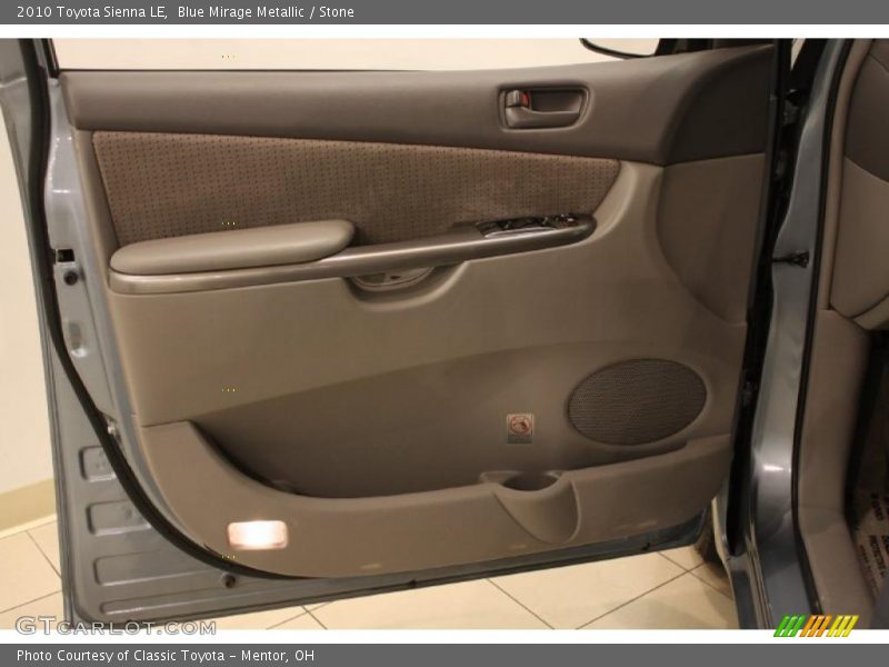 Blue Mirage Metallic / Stone 2010 Toyota Sienna LE