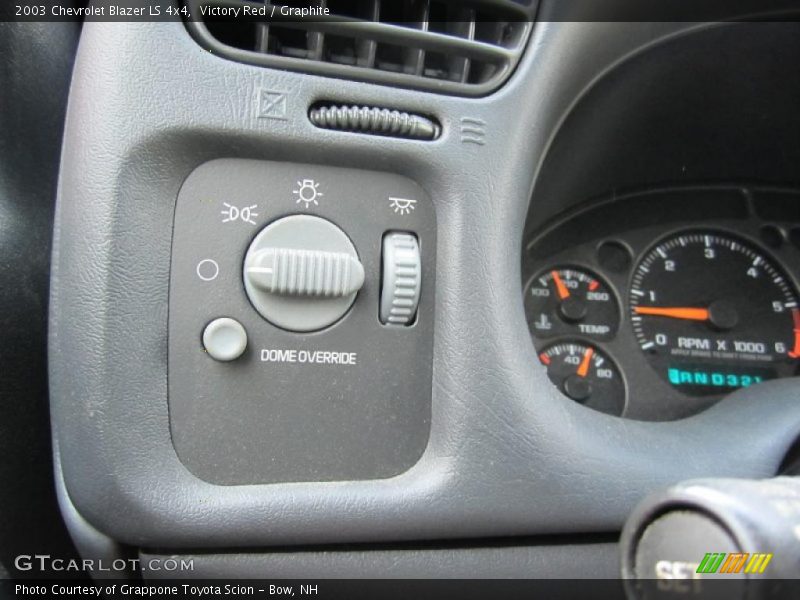 Victory Red / Graphite 2003 Chevrolet Blazer LS 4x4