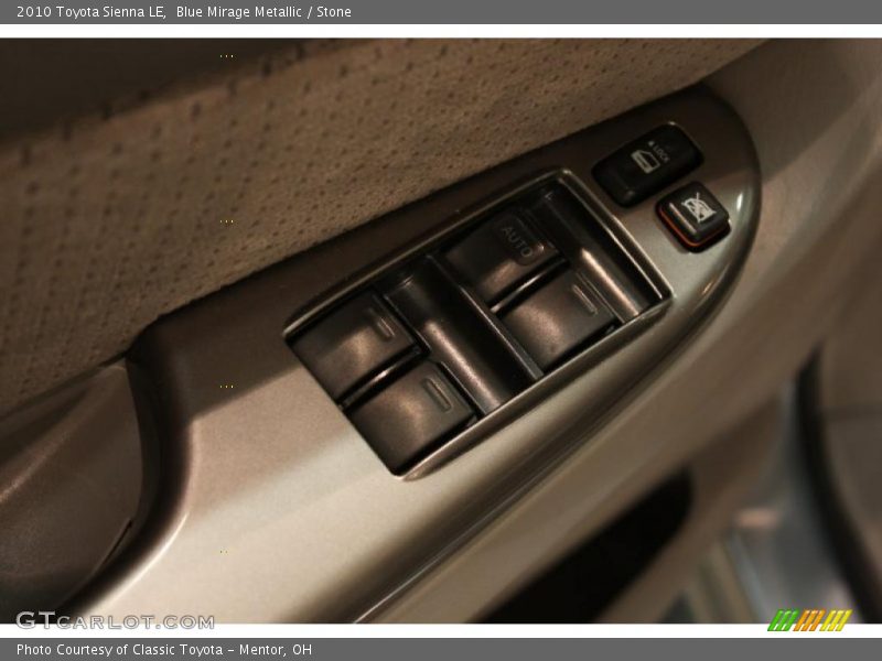 Blue Mirage Metallic / Stone 2010 Toyota Sienna LE