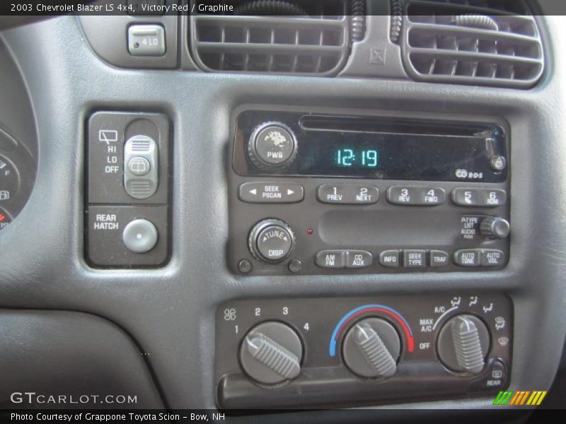Victory Red / Graphite 2003 Chevrolet Blazer LS 4x4