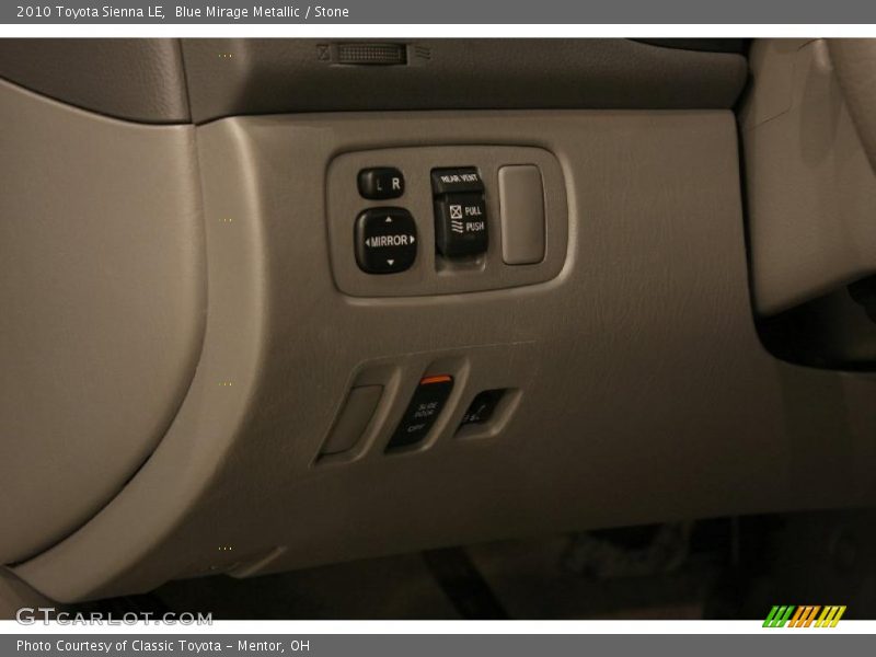 Blue Mirage Metallic / Stone 2010 Toyota Sienna LE