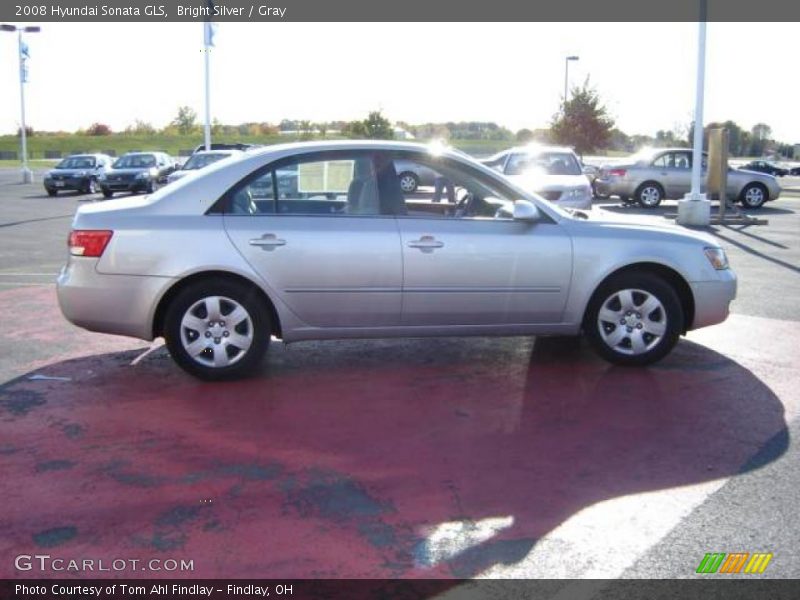 Bright Silver / Gray 2008 Hyundai Sonata GLS