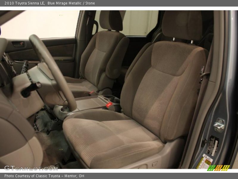 Blue Mirage Metallic / Stone 2010 Toyota Sienna LE