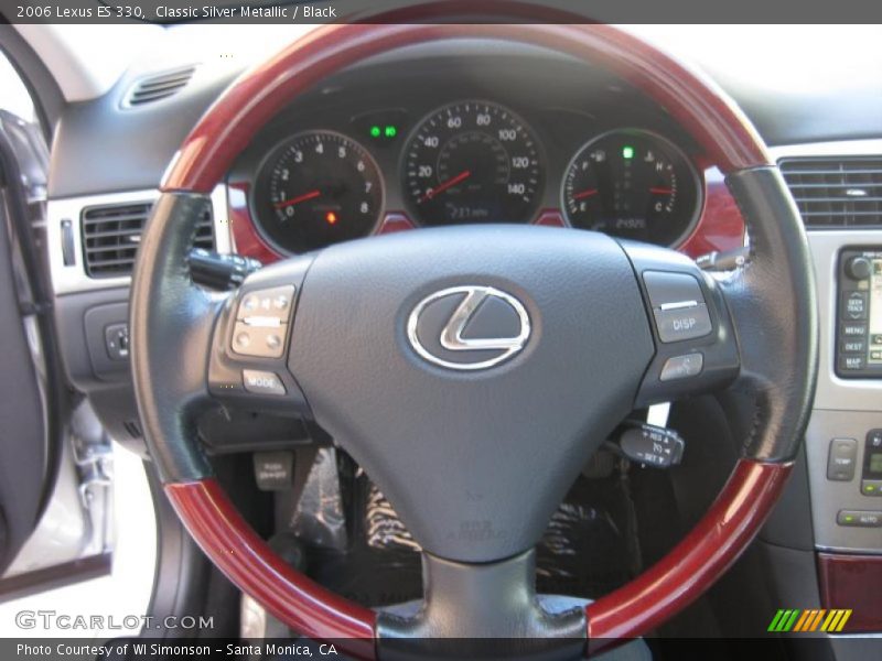 Classic Silver Metallic / Black 2006 Lexus ES 330