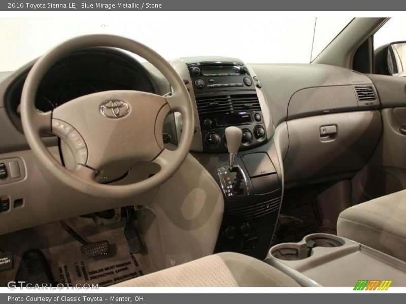 Blue Mirage Metallic / Stone 2010 Toyota Sienna LE