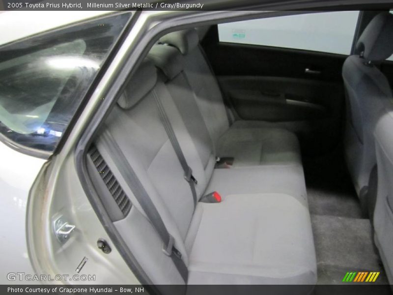 Millenium Silver Metallic / Gray/Burgundy 2005 Toyota Prius Hybrid