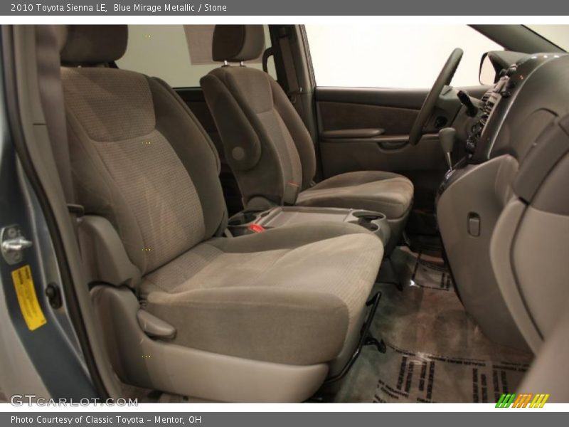 Blue Mirage Metallic / Stone 2010 Toyota Sienna LE