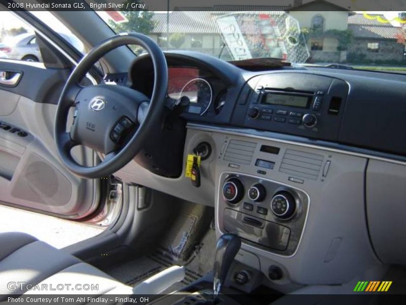 Bright Silver / Gray 2008 Hyundai Sonata GLS