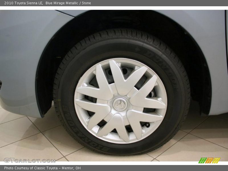 Blue Mirage Metallic / Stone 2010 Toyota Sienna LE