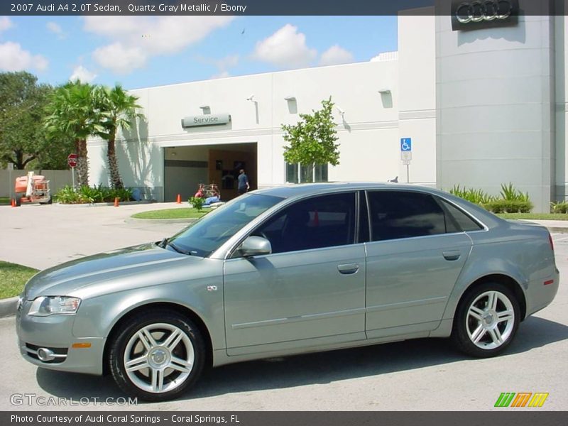 Quartz Gray Metallic / Ebony 2007 Audi A4 2.0T Sedan
