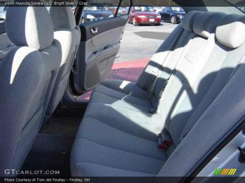 Bright Silver / Gray 2008 Hyundai Sonata GLS
