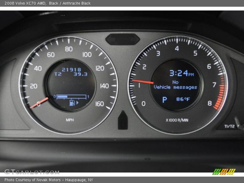 Black / Anthracite Black 2008 Volvo XC70 AWD