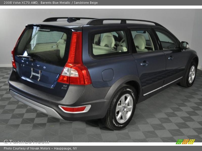 Barents Blue Metallic / Sandstone Beige 2008 Volvo XC70 AWD