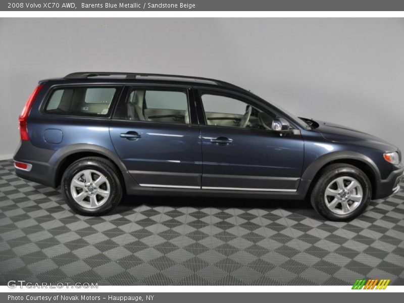 Barents Blue Metallic / Sandstone Beige 2008 Volvo XC70 AWD