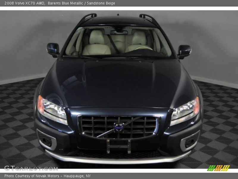 Barents Blue Metallic / Sandstone Beige 2008 Volvo XC70 AWD