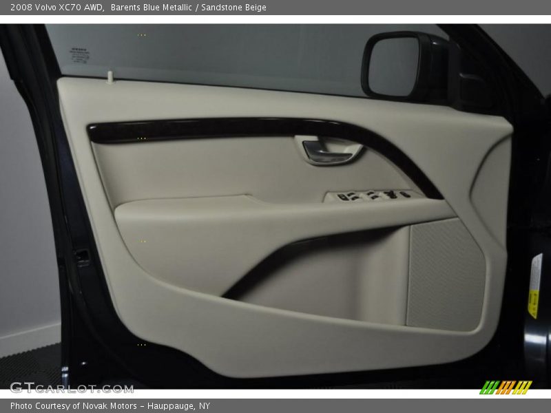 Barents Blue Metallic / Sandstone Beige 2008 Volvo XC70 AWD