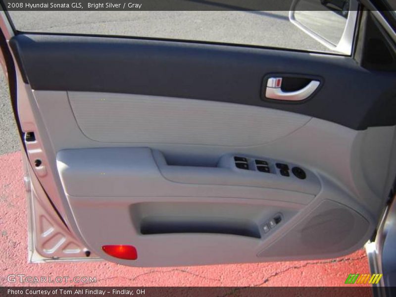 Bright Silver / Gray 2008 Hyundai Sonata GLS