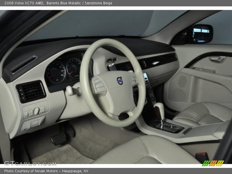 Barents Blue Metallic / Sandstone Beige 2008 Volvo XC70 AWD