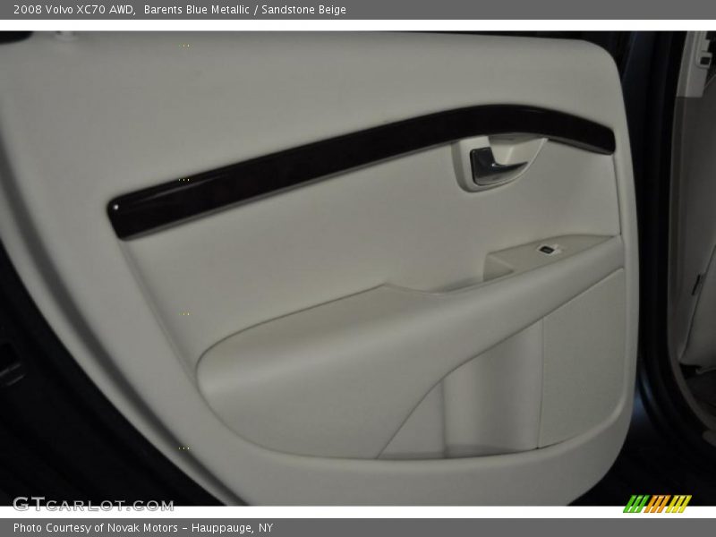 Barents Blue Metallic / Sandstone Beige 2008 Volvo XC70 AWD