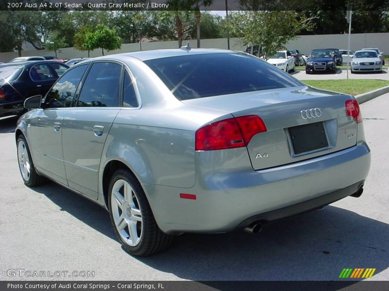 Quartz Gray Metallic / Ebony 2007 Audi A4 2.0T Sedan