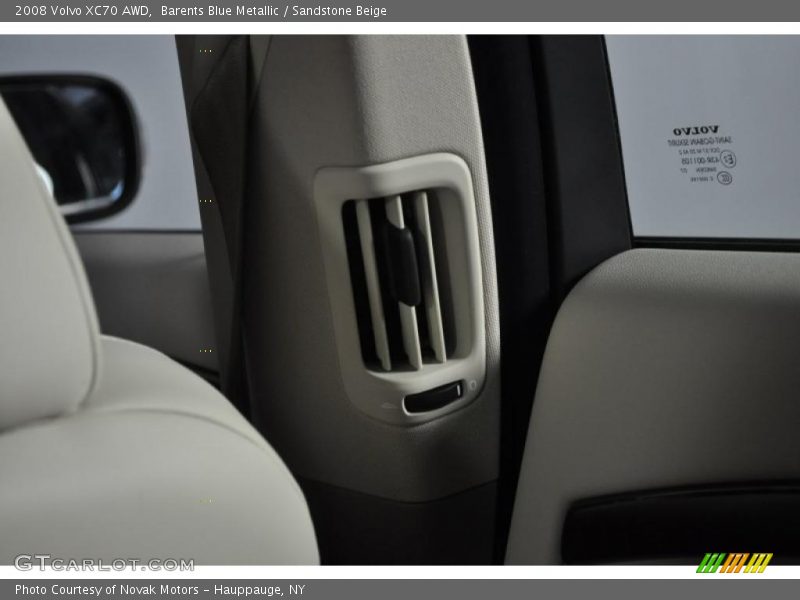 Barents Blue Metallic / Sandstone Beige 2008 Volvo XC70 AWD