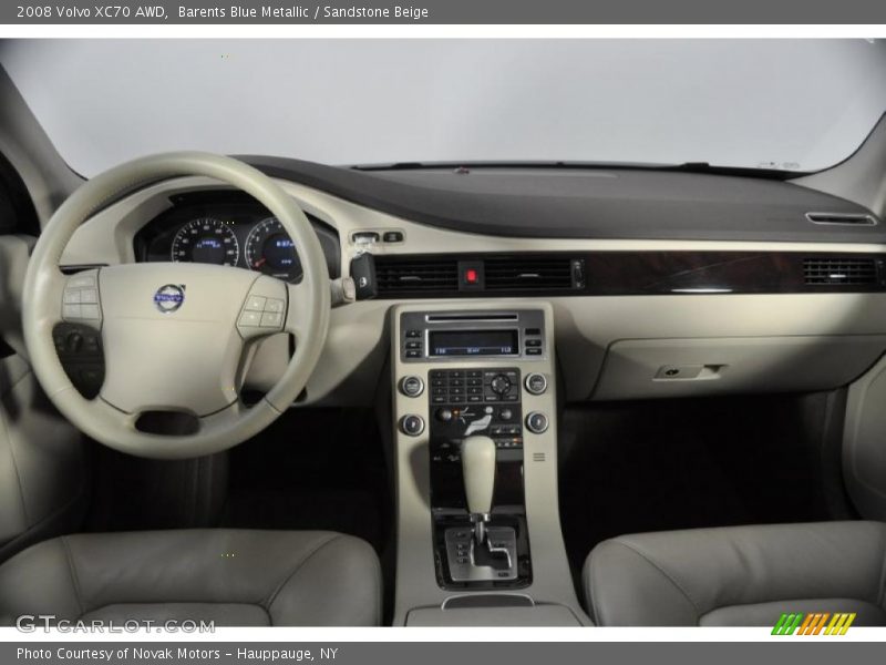 Barents Blue Metallic / Sandstone Beige 2008 Volvo XC70 AWD